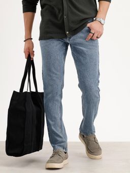 WROGN - Solid Skinny Fit Denim Jeans-Blue