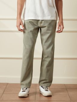 WROGN - Casual Anti Fit Jeans-Green