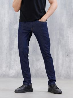 WROGN - Men's Casual Slim Fit Jeans-Dark Stone