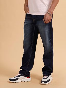 WROGN - Heavy Fade Anti Fit Jeans-Dark Blue