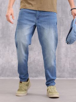 WROGN - Low Fade Skinny Crop Jeans-Blue