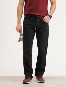 WROGN - Straight Fit Denim Jeans-Black