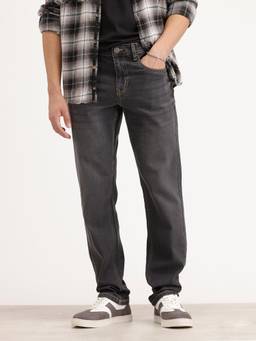 WROGN - Straight Fit Denim Jeans-Grey