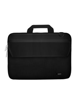 GRIPP - Hugo Ultra - Slim Sleeve 13 For Laptop Bag With Shoulder Strap and Top Carry Handle - Black