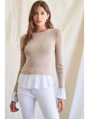 Junee Combo Sweater 6451 main image 1