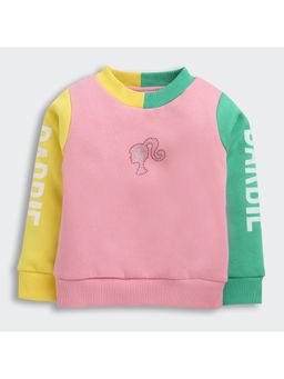 TINY GIRL - Barbie Contrast Sleeve Colorblock T-shirt