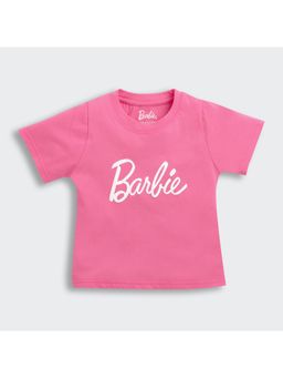 TINY GIRL - Barbie Hot Pink Typography T-Shirt