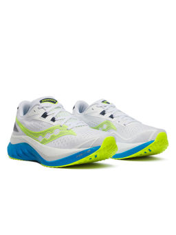 Saucony - Men Endorphin Speed 4 Running Shoes Pwrrun PB Off White & Vizi Blue