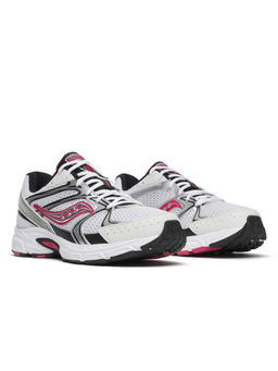 Saucony - Unisex Ride Millennium Sneakers Progrid Off White & Red