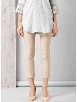 Lakshita - Beige Regular Solid Pant