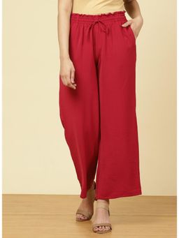 Lakshita - Maroon Bahaar Essential Palazzo
