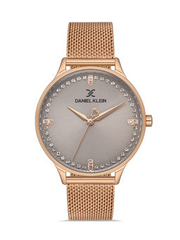 Daniel Klein - Grey Color MESH BAND Watch for Women DK.1.13043-2
