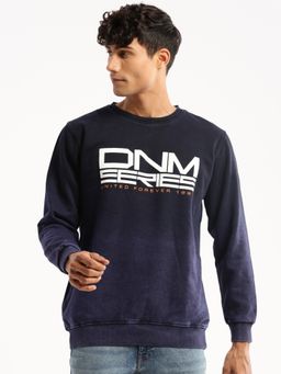 SHOWOFFFF - Men's Slim Fit Pullover Long Sleeves Typography Round Neck Sweatshirts