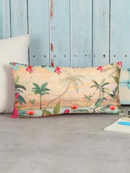 India Circus by Krsnaa Mehta - Oriental Jibe Blended Taf Silk Cushion Cover