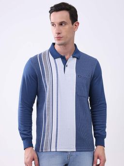 Monte Carlo - Men Collar Neck Full Sleeves Polo T-Shirt