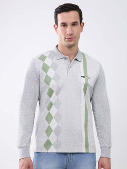 Monte Carlo - Men Collar Neck Full Sleeves Polo T-Shirt