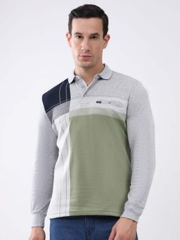 Monte Carlo - Men Collar Neck Full Sleeves Polo T-Shirt