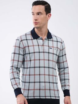 Monte Carlo - Men Collar Neck Full Sleeves Polo T-Shirt