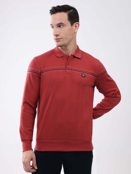Monte Carlo - Men Collar Neck Full Sleeves Polo T-Shirt