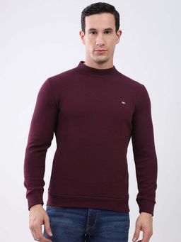 Monte Carlo - Men Mock Neck Full Sleeves Sweatshirt
