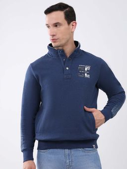 Monte Carlo - Men Mock Neck Full Sleeves Sweatshirt