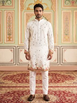 Jompers - Cotton Blend Printed Straight Kurta and Pyjama