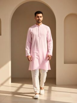 TAHVO - Pink Designer Kurta and Pyjama
