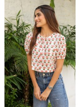 Anuvas - Women White Juno Oatmeal Top