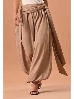 MYMASHA - Women Brown Harem Pants