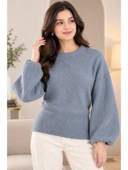 NOBARR - Women's Grey Knit Sweater