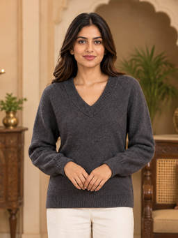 NOBARR - Women's V-Neck Knitted Sweater