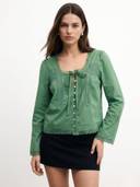 Green color option, Currently selected