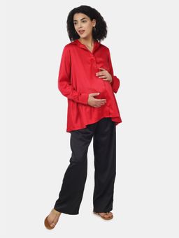 Angloindu - Red Maternity Shirt