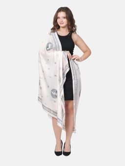 MUFFLY - Women Light Weight Print Scarves Fashion with Hanger (Set of 2)