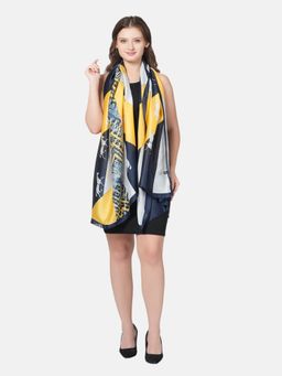 MUFFLY - Women Light Weight Print Scarves Fashion with Hanger (Set of 2)