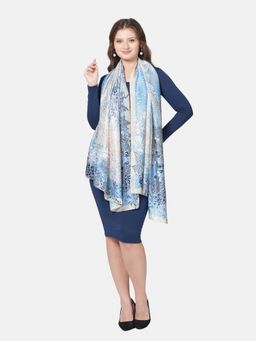 MUFFLY - Women Light Weight Print Scarves Fashion with Hanger (Set of 2)