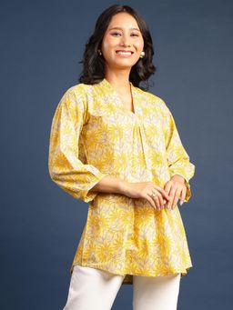 Aravalii - Women Sun Flare Bloom Pleated Top