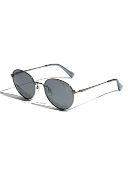 Vintage - Unisex Polarised & UV Protection Grey Lens Round Sunglasses
