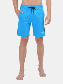 U.S. POLO ASSN. - Men Blue Iyar Drawstring Waist Solid Shorts