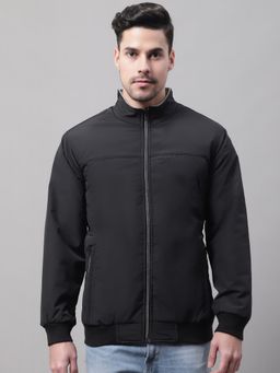 Cantabil - Colorblock Black Reversible Jacket For Men