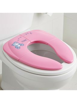 Hopop - Foldable Travel Potty Seat for Kids Safe, Portable & Hygienic-Pink