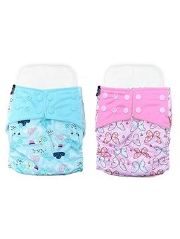 Hopop - Washable and Reusable Cloth Diaper for Babies -Pack of 2