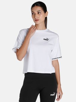 Puma - Power Tape Womens White T-shirt