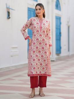 Rain & Rainbow - Women Ethnic Motifs Printed Kurta