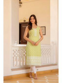 EthniFlair - Women Ethnic Motifs Sequinned Kurta