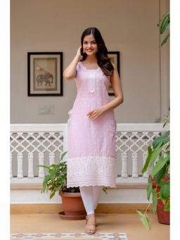 EthniFlair - Women Ethnic Motifs Sequinned Kurta