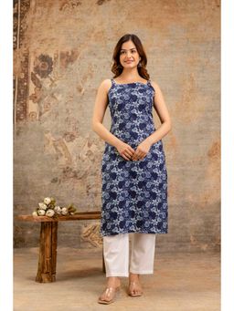 EthniFlair - Women Floral Printed Cotton Kurta