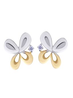 WHP Jewellers - 18K Gold Butterfly Diamond Earring