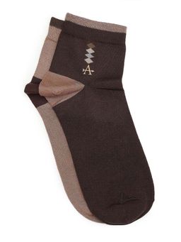 Arrow - Mens Colo Block Ankle Length Socks (Pack of 2)