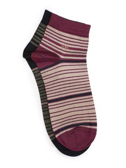 Arrow - Mens Stripes Ankle Length Socks (Pack of 2)